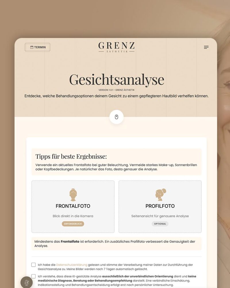 KI-Gesichtsanalyse Neuss – Grenz Ästhetik